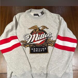Abercrombie & Fitch Gray Crewneck Miller Graphic